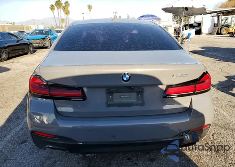 2021 BMW 540 I из США, поврежденный, VIN WBA53BJ02MWW99140